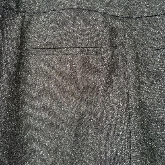 •Ann Taylor Factory• Black Subtle Tweed Career Pants - Size 14P - Picture 6 of 8